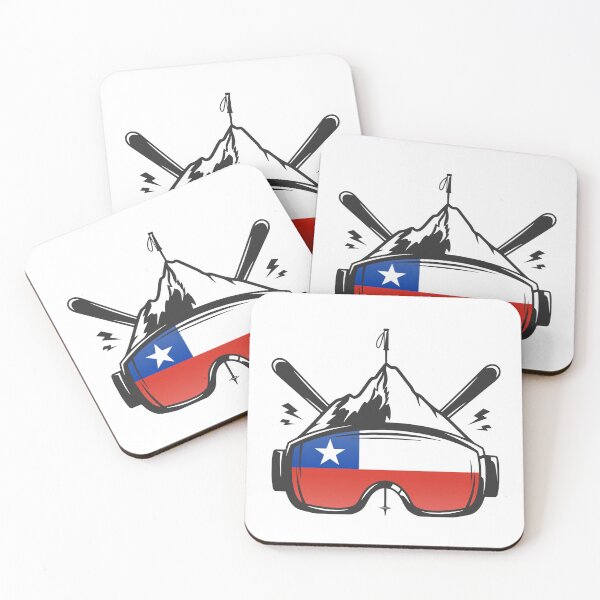 Item preview, Chile Flag Ski Goggles Skiing Souvenir designed and sold by JackCurtis1991.