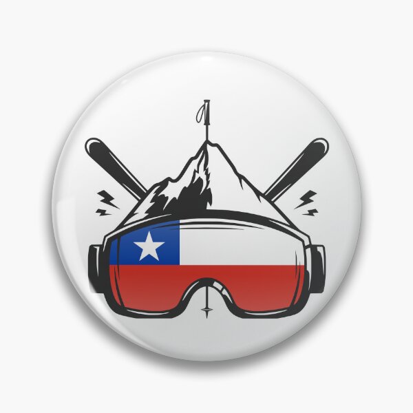 Item preview, Chile Flag Ski Goggles Skiing Souvenir designed and sold by JackCurtis1991.