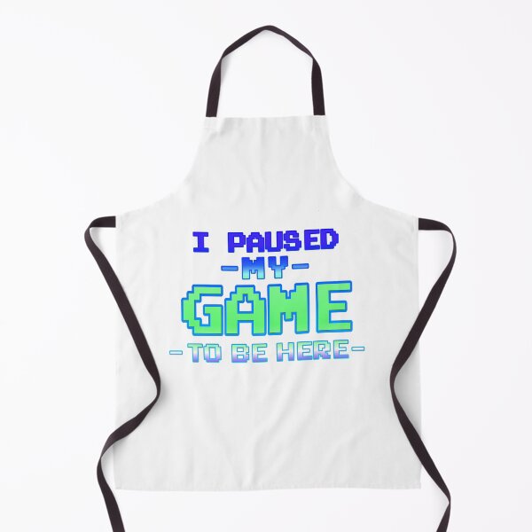 Item preview, I paused my game to be here on blue designed and sold by Chaoticzarts.
