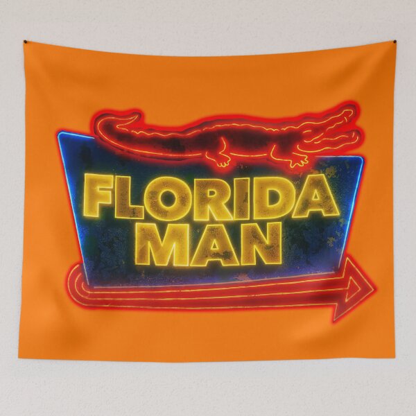 Item preview, Florida Man netflix mini series themed graphic design by ironpalette designed and sold by ironpalette.