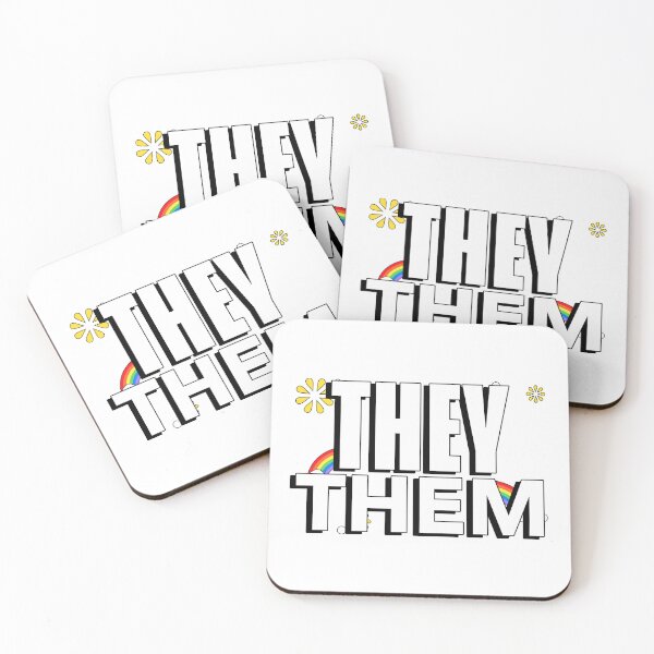 Item preview, LGBTQ - They/Them pronouns designed and sold by RiberShop.