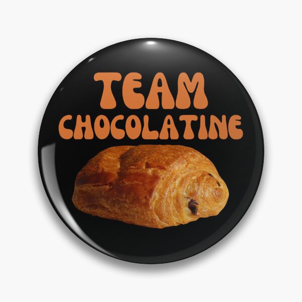 Item preview, Team Chocolatine Retro Humour Sud Ouest France Pain Au Chocolat designed and sold by MnmlArt.
