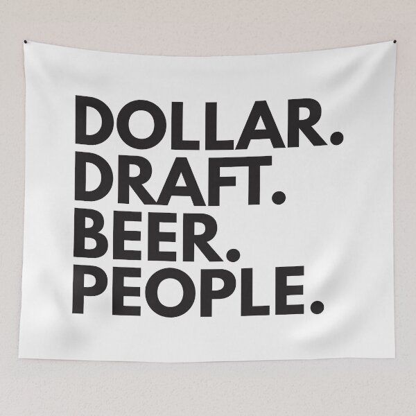 Item preview, Dollar Draft Beer People designed and sold by darlenrobet.