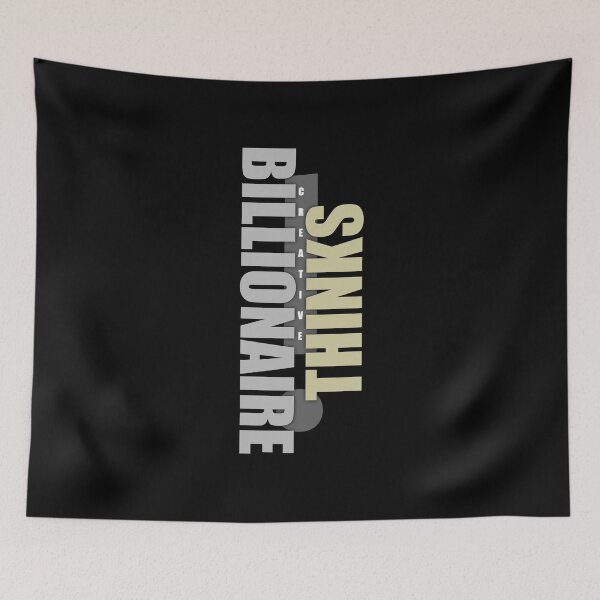 Item preview, Billionaire Thinks Creative designed and sold by Curator Nation.
