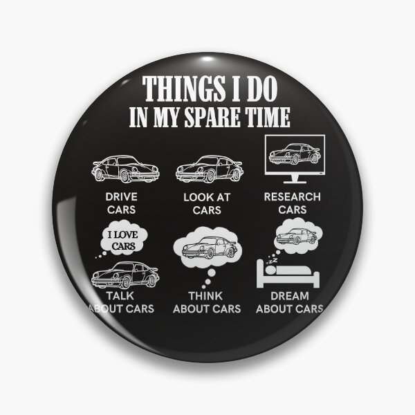Item preview, Things I Do In My Spare Time Funny Car Enthusiast Car Lover Classic T-Shirt designed and sold by SaritasShop.