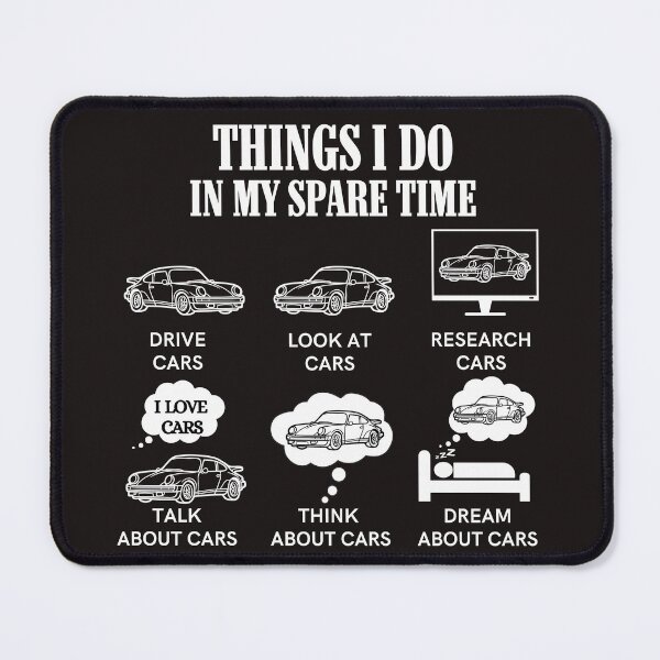 Item preview, Things I Do In My Spare Time Funny Car Enthusiast Car Lover Classic T-Shirt designed and sold by SaritasShop.