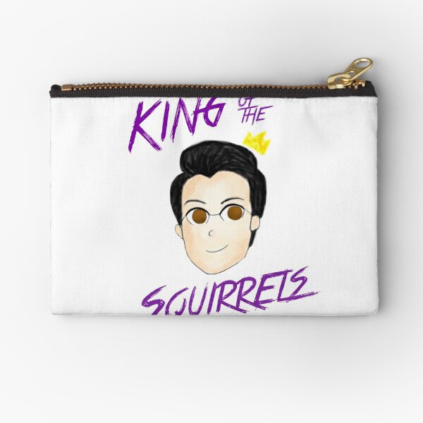 King Of Youtube Zipper Pouches Redbubble - flamingo youtube roblox loomina