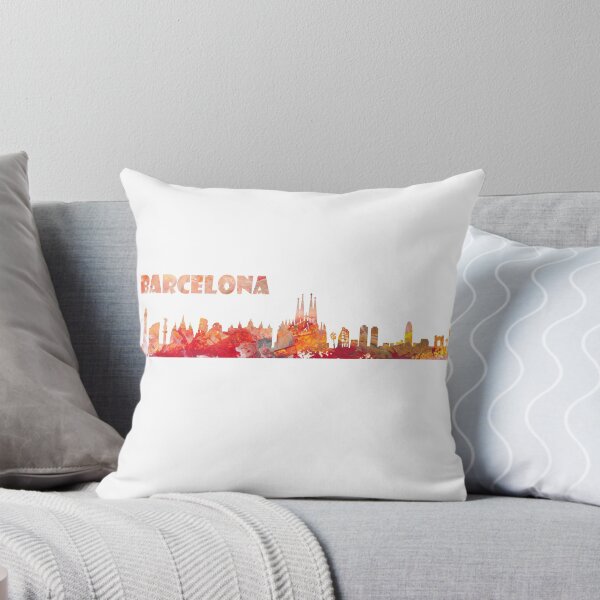 Item preview, Barcelona Spain skyline silhouette designed and sold by artshop77.