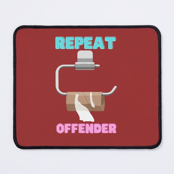 Item preview, Repeat Offender Toilet Roll designed and sold by rbrett69.