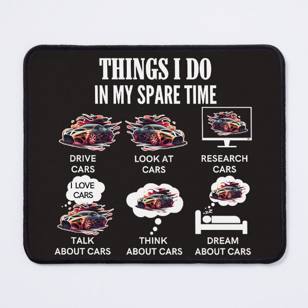 Item preview, Things I Do In My Spare Time Funny Car Enthusiast Car Lover Classic T-Shirt designed and sold by SaritasShop.