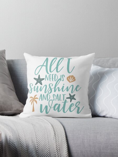 Artikel-Vorschau von Alles, was ich brauche, ist Sonnenschein und Salzwasser, designt und verkauft von treeoflife-shop.