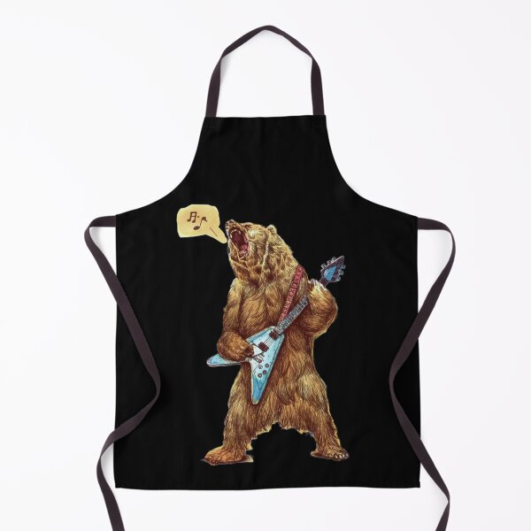 Item preview, Bear playing bass guitar designed and sold by MiniCooper27.
