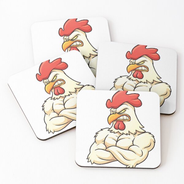 Item preview, ANGRY CHICKEN (WHITE) designed and sold by RUBYAL.