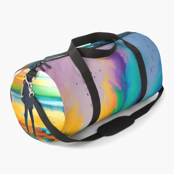 Item preview, Enchanted Forest Lake Landscape - Synesthetic Art for Nature Lovers designed and sold by ElLocoMus.