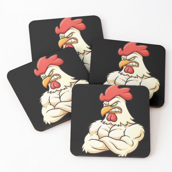 Item preview, ANGRY CHICKEN (BLACK) designed and sold by RUBYAL.
