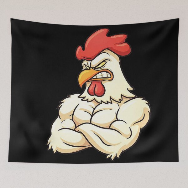 Item preview, ANGRY CHICKEN (BLACK) designed and sold by RUBYAL.