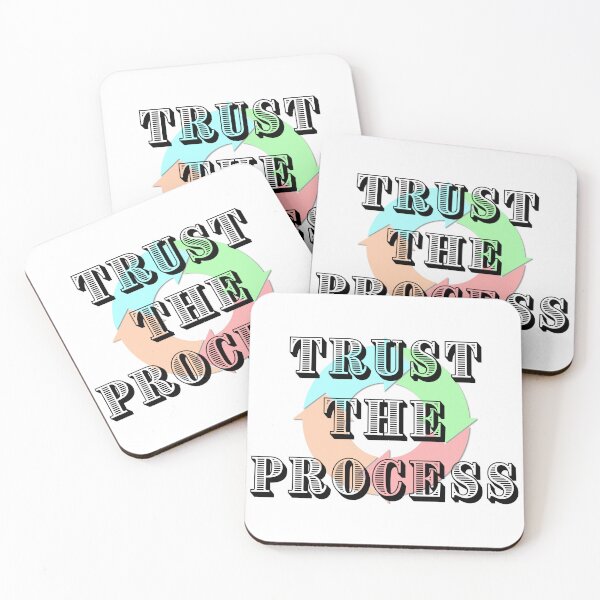Item preview, Trust the process! designed and sold by FlutterByH.