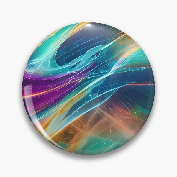 Item preview, Vibrant Synesthetic Abstract Art - A Colorful Sensory Experience for Art Lovers designed and sold by ElLocoMus.