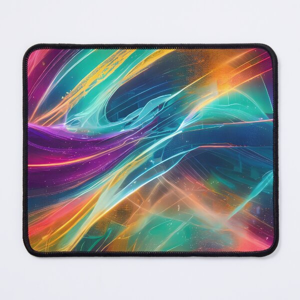 Item preview, Vibrant Synesthetic Abstract Art - A Colorful Sensory Experience for Art Lovers designed and sold by ElLocoMus.