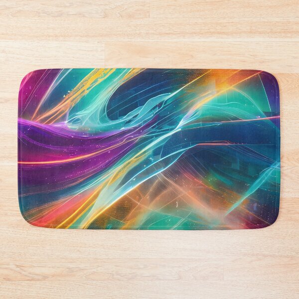 Item preview, Vibrant Synesthetic Abstract Art - A Colorful Sensory Experience for Art Lovers designed and sold by ElLocoMus.