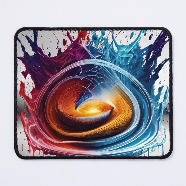 Item preview, Dynamic Synesthetic Color Splash - Abstract Art Bursting with Sensory Energy designed and sold by ElLocoMus.