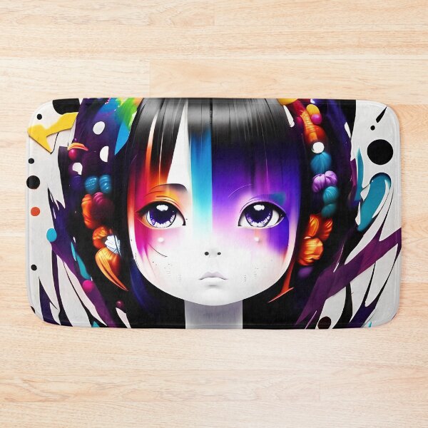 Item preview, Enchanting Synesthetic Girl Portrait - A Colorful Sensory Experience for Art Lovers designed and sold by ElLocoMus.