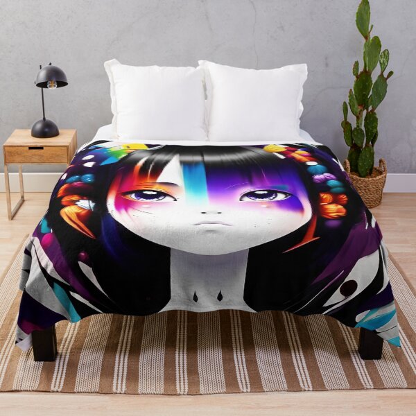 Item preview, Enchanting Synesthetic Girl Portrait - A Colorful Sensory Experience for Art Lovers designed and sold by ElLocoMus.
