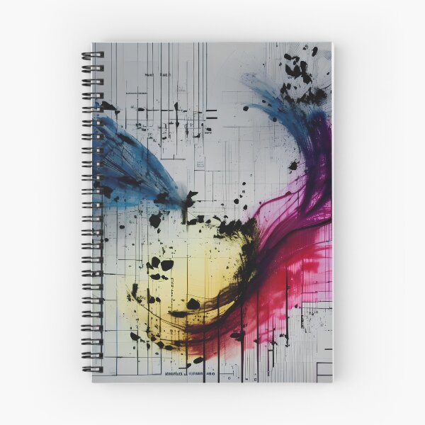 Item preview, Vibrant Synesthetic Music Notes - Colorful Splash Art for Music Lovers designed and sold by ElLocoMus.