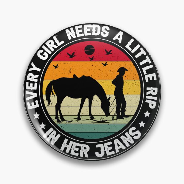 Item preview, Every Girl Needs A Little Rip In Her Jeans Yellowstone designed and sold by RepublicOfFire.