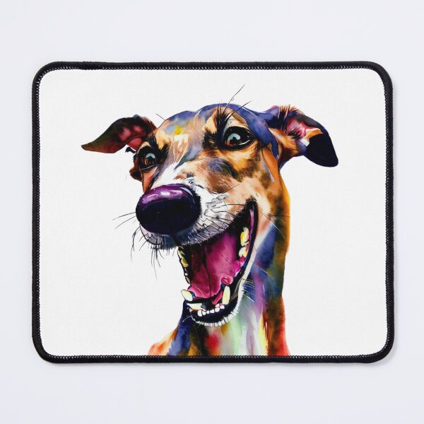 Item preview, Elegant Galgo Portrait with a Pop of Color designed and sold by NinosDelViento.