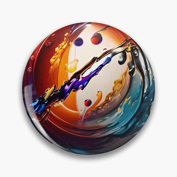 Item preview, Dynamic Synesthetic Color Splash - Abstract Art Bursting with Sensory Energy designed and sold by ElLocoMus.