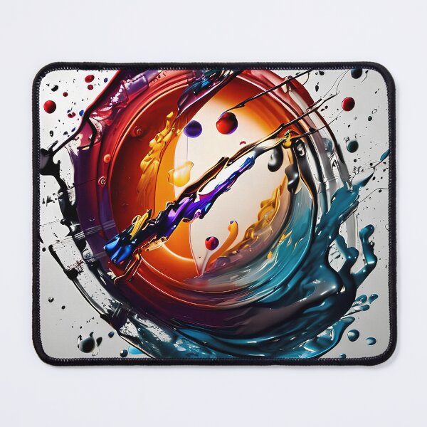 Item preview, Dynamic Synesthetic Color Splash - Abstract Art Bursting with Sensory Energy designed and sold by ElLocoMus.