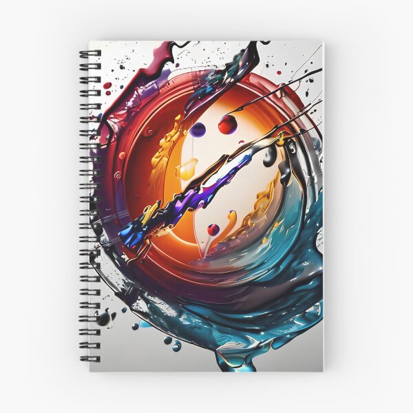 Item preview, Dynamic Synesthetic Color Splash - Abstract Art Bursting with Sensory Energy designed and sold by ElLocoMus.