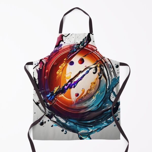 Item preview, Dynamic Synesthetic Color Splash - Abstract Art Bursting with Sensory Energy designed and sold by ElLocoMus.