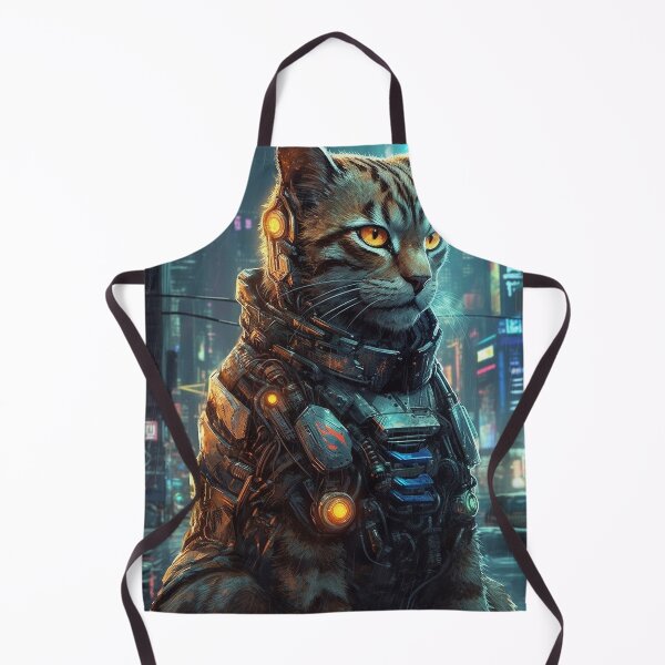 Item preview, Cyberpunk Felines #5FA43F7AD designed and sold by nixlim.