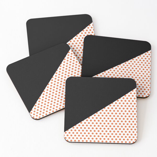 Item preview, Triangle and Polka Dots | Mixed Patterns | Black and Orange designed and sold by rsty11.