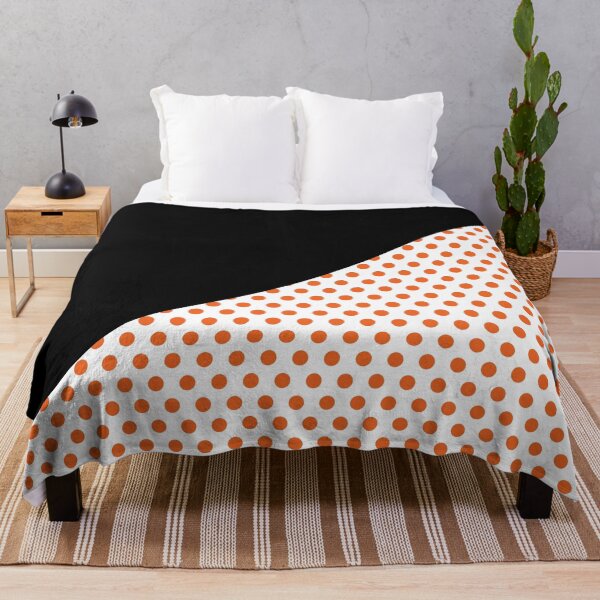 Aperçu de l'œuvre Triangle et pois | Motifs mixtes | Noir et Orange créée et vendue par rsty11.