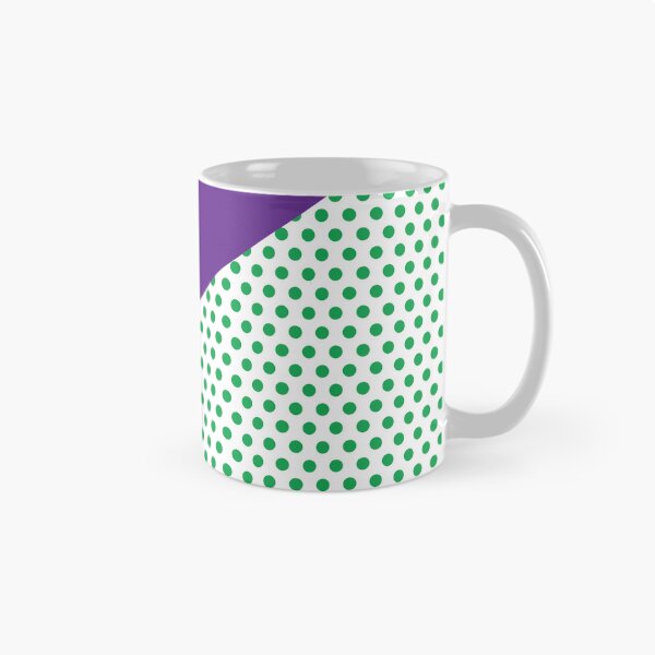 Aperçu de l'œuvre Triangle et pois | Motifs mixtes | Violet et Vert créée et vendue par rsty11.