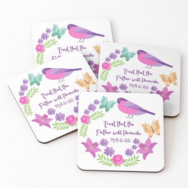 Item preview, Matthew 6:26 - Trust that the Father will Provide designed and sold by FlutterByH.