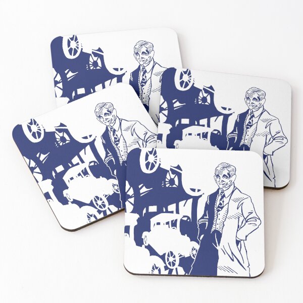 Item preview, Henry Ford - American Industrialist - Print / Poster / Sticker / Illustration designed and sold by LAntoine_.