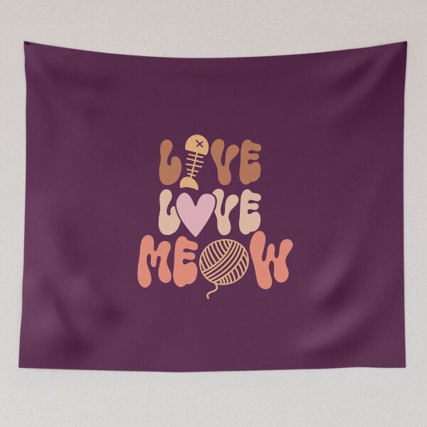 Item preview, Live Love Meow (Mother's Day) designed and sold by Hope London.