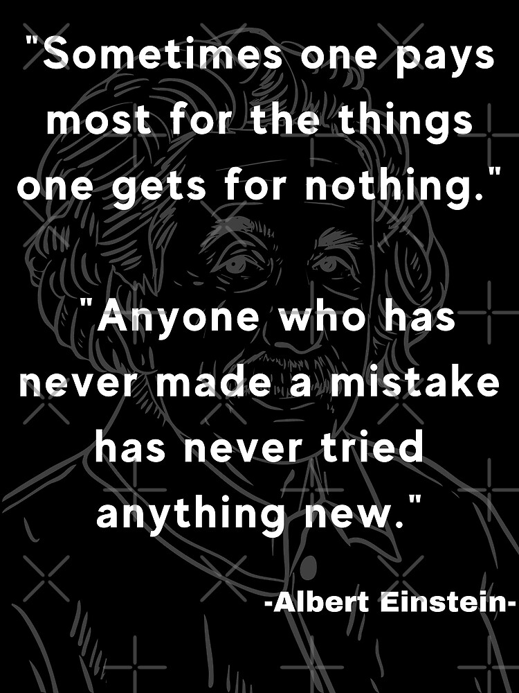 Discover Albert Einstein quote Premium Matte Vertical Poster