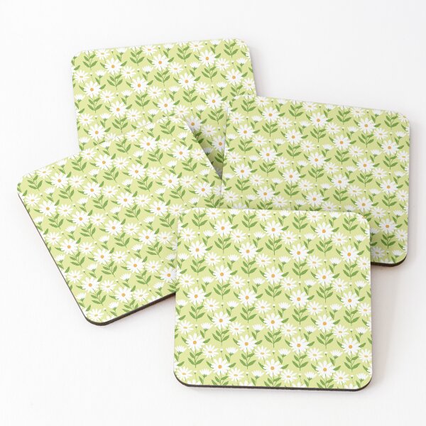 Item preview, Daisies - green designed and sold by PrettywithColor.