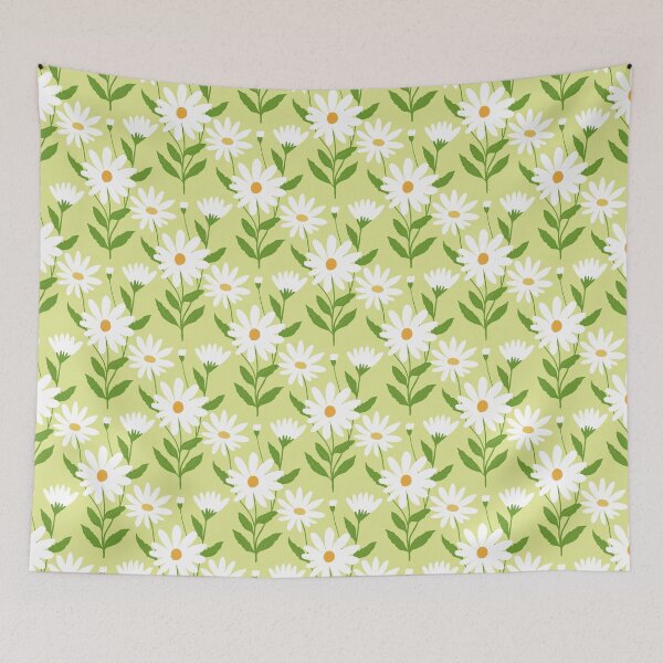 Item preview, Daisies - green designed and sold by PrettywithColor.