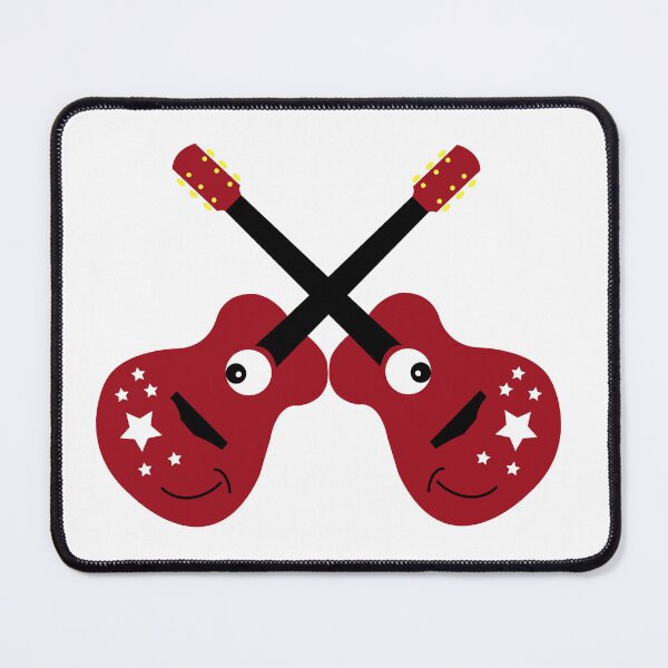 Item preview, Double Starry Smiling Guitars designed and sold by alanoix.