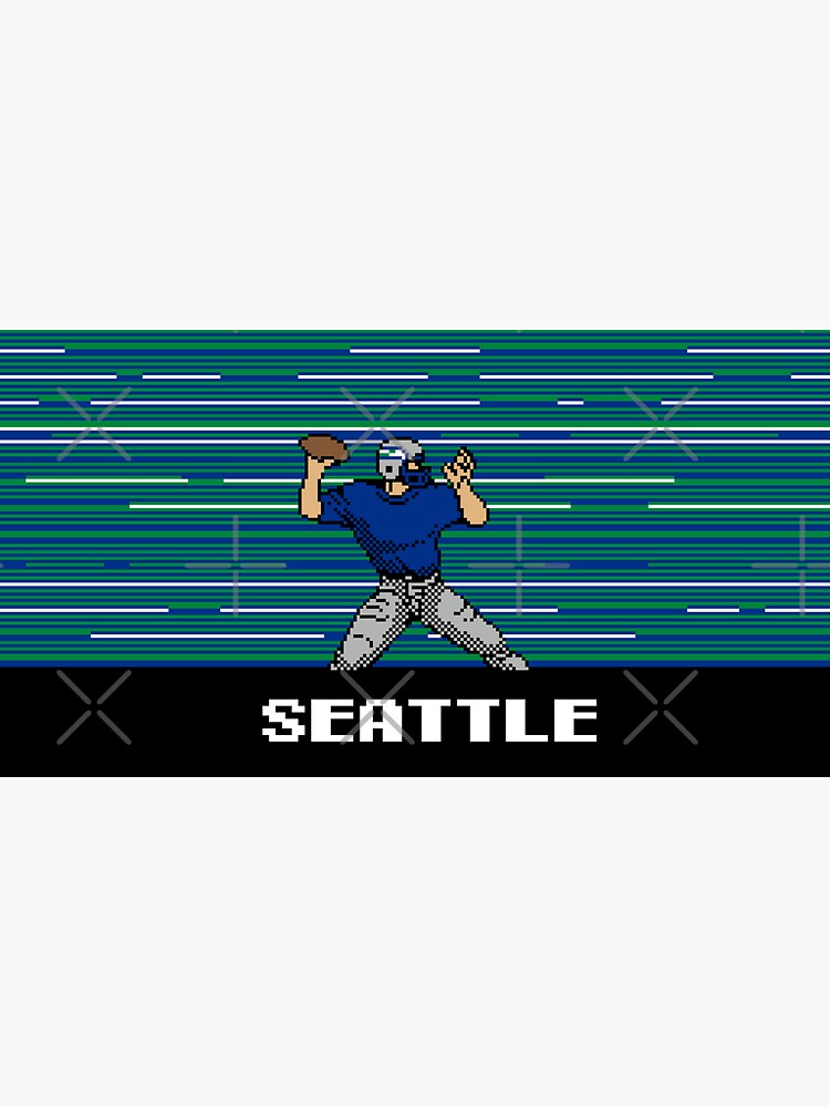 Tecmo Bowl QB - Washington Sticker for Sale by CasualBiscuits