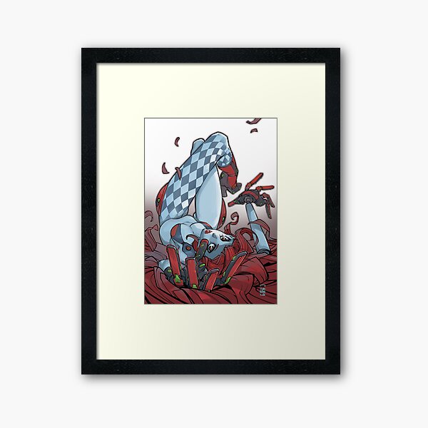 Ludo Lullabi - Blue Doll Framed Art Print