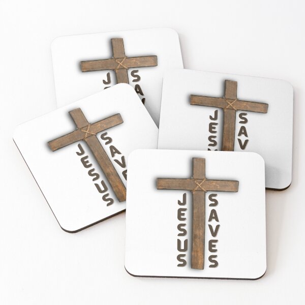 Item preview, Jesus Saves designed and sold by FlutterByH.