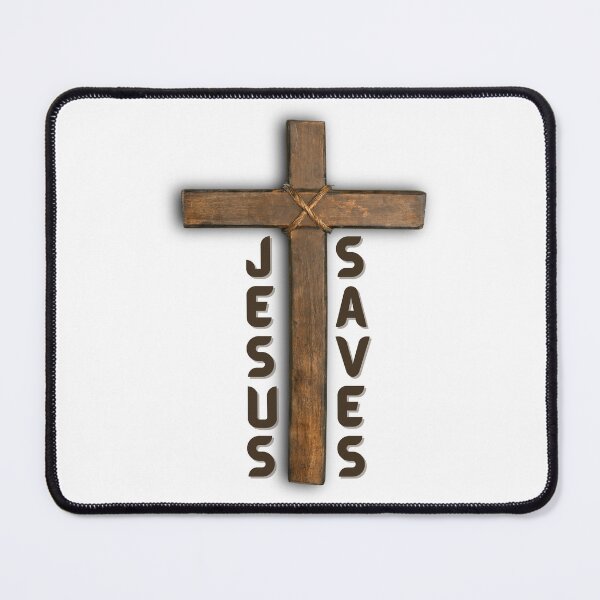 Item preview, Jesus Saves designed and sold by FlutterByH.