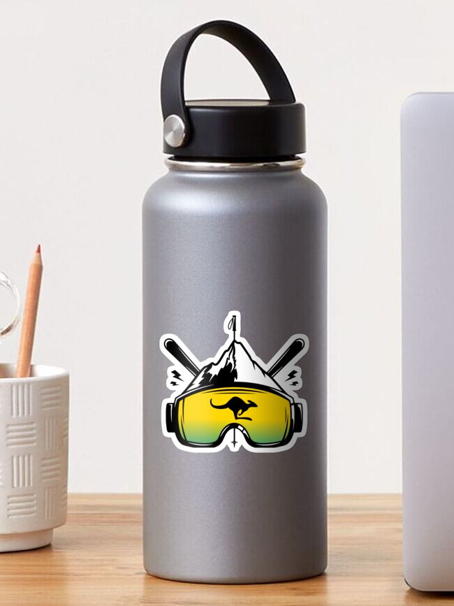 Thumbnail 1 of 3, Sticker, Australia Flag Ski Goggles Skiing Souvenir designed and sold by JackCurtis1991.